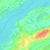 Saint-Anicet topographic map, elevation, terrain