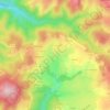 La Chapelle-sur-Usson topographic map, elevation, terrain