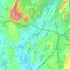 Meriden topographic map, elevation, terrain