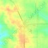 Forreston topographic map, elevation, terrain