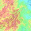 Sungai Kayan topographic map, elevation, terrain