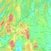 Loei Province topographic map, elevation, terrain