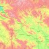 Province of Melgar topographic map, elevation, terrain