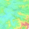 Melipilla topographic map, elevation, terrain