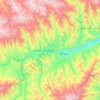 Ghorband topographic map, elevation, terrain