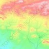 دهستان هیچان topographic map, elevation, terrain