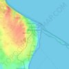 Władysławowo topographic map, elevation, terrain
