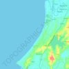 Paoay Sand Dune topographic map, elevation, terrain