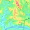 Kenmore topographic map, elevation, terrain