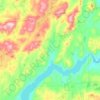 Town of Day topographic map, elevation, terrain