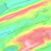 Lansford topographic map, elevation, terrain