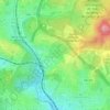 Mira-Sintra topographic map, elevation, terrain