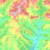 Arén / Areny de Noguera topographic map, elevation, terrain