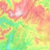 Castro Daire topographic map, elevation, terrain
