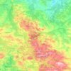 Park Krajobrazowy Orlich Gniazd topographic map, elevation, terrain