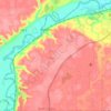 Blakeley Township topographic map, elevation, terrain