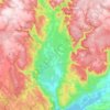 Middle River topographic map, elevation, terrain