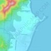 Mission Beach topographic map, elevation, terrain