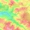 Kraśnik topographic map, elevation, terrain