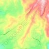 Soulsbyville topographic map, elevation, terrain