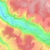 Le Breuil topographic map, elevation, terrain