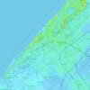 Den Haag topographic map, elevation, terrain