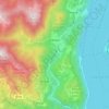 Cesara topographic map, elevation, terrain