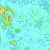 Smiljan topographic map, elevation, terrain