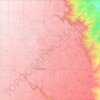Floyd County topographic map, elevation, terrain