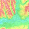 городской округ Курск topographic map, elevation, terrain