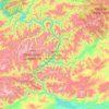 Саяно-Шушенское водохранилище topographic map, elevation, terrain