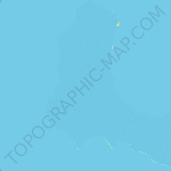 Ontong Java topographic map, elevation, terrain