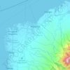Victorias topographic map, elevation, terrain