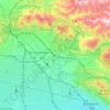 Los Angeles City Council District 7 topographic map, elevation, terrain