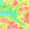 Kraśnik topographic map, elevation, terrain