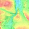 Bystrzyca Kłodzka topographic map, elevation, terrain