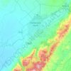 Palmerston North topographic map, elevation, terrain