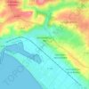 Barneville-Carteret topographic map, elevation, terrain