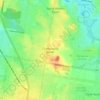 Cranbourne North topographic map, elevation, terrain