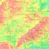 Buckinghamshire topographic map, elevation, terrain