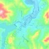 Mahabad topographic map, elevation, terrain