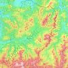 Baztán topographic map, elevation, terrain