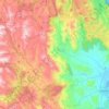 Biddamanna Istrisàili/Villagrande Strisaili topographic map, elevation, terrain