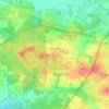 Korczowa topographic map, elevation, terrain