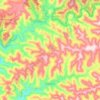 Xavantina topographic map, elevation, terrain