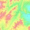 Saydabad topographic map, elevation, terrain