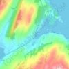 Tarbert topographic map, elevation, terrain