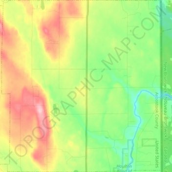 Littleton topographic map, elevation, terrain