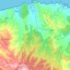 Peschici topographic map, elevation, terrain