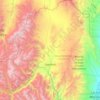 Distrito Uspallata topographic map, elevation, terrain